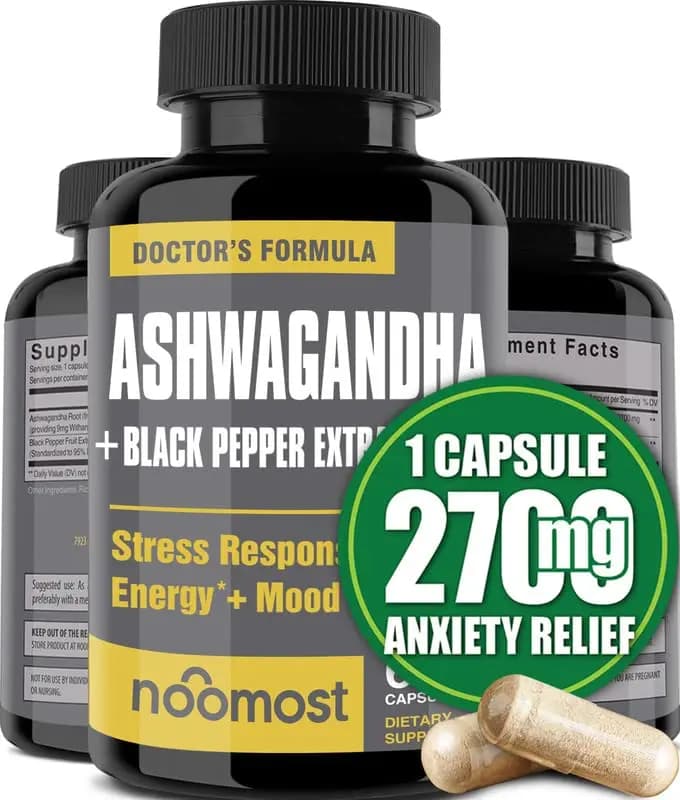 Organic Ashwagandha Capsules – Stress & Mood Support