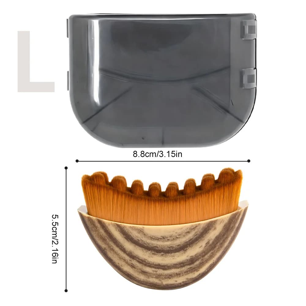 Portable lymphatic contour face brush with soft bristles — image 8