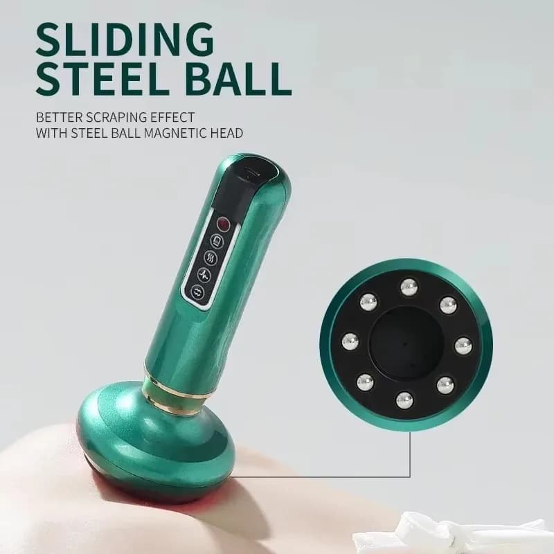 electric gua sha massager with vacuum suction cups — image 6
