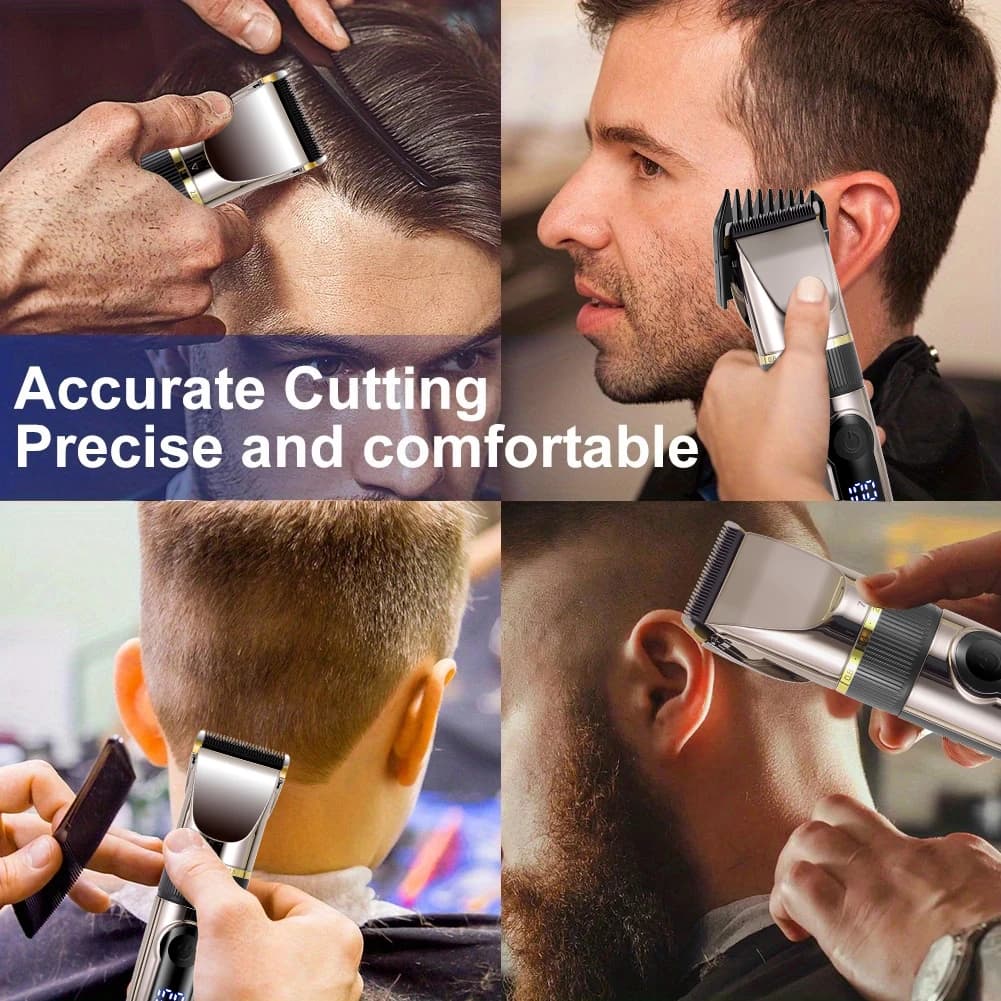 ceramic blade hair clipper with LED display — image 6