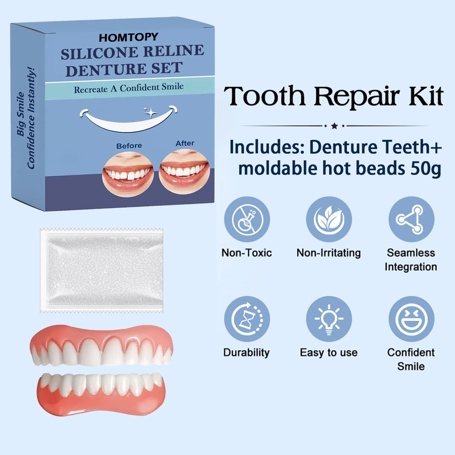 handcrafted silicone dentures — image 5