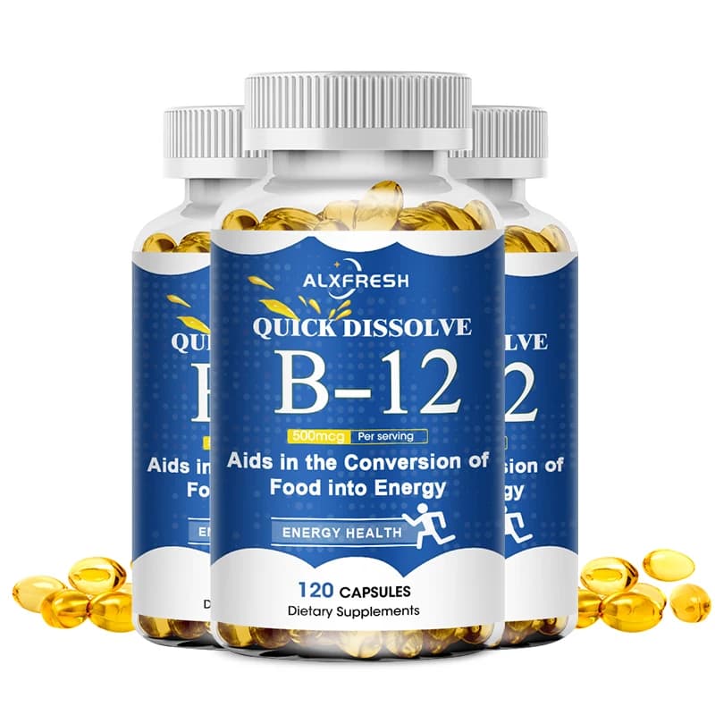 bottle of vitamin b12 capsules — image 8