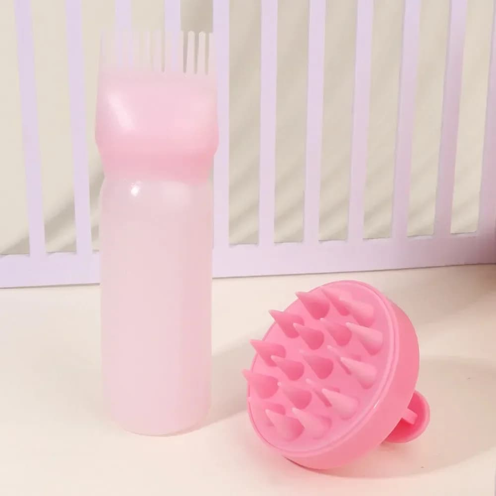 silicone scalp massage shampoo brush — image 6