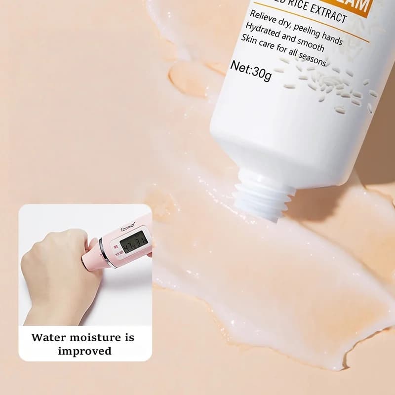 tube of rice hand cream — image 2