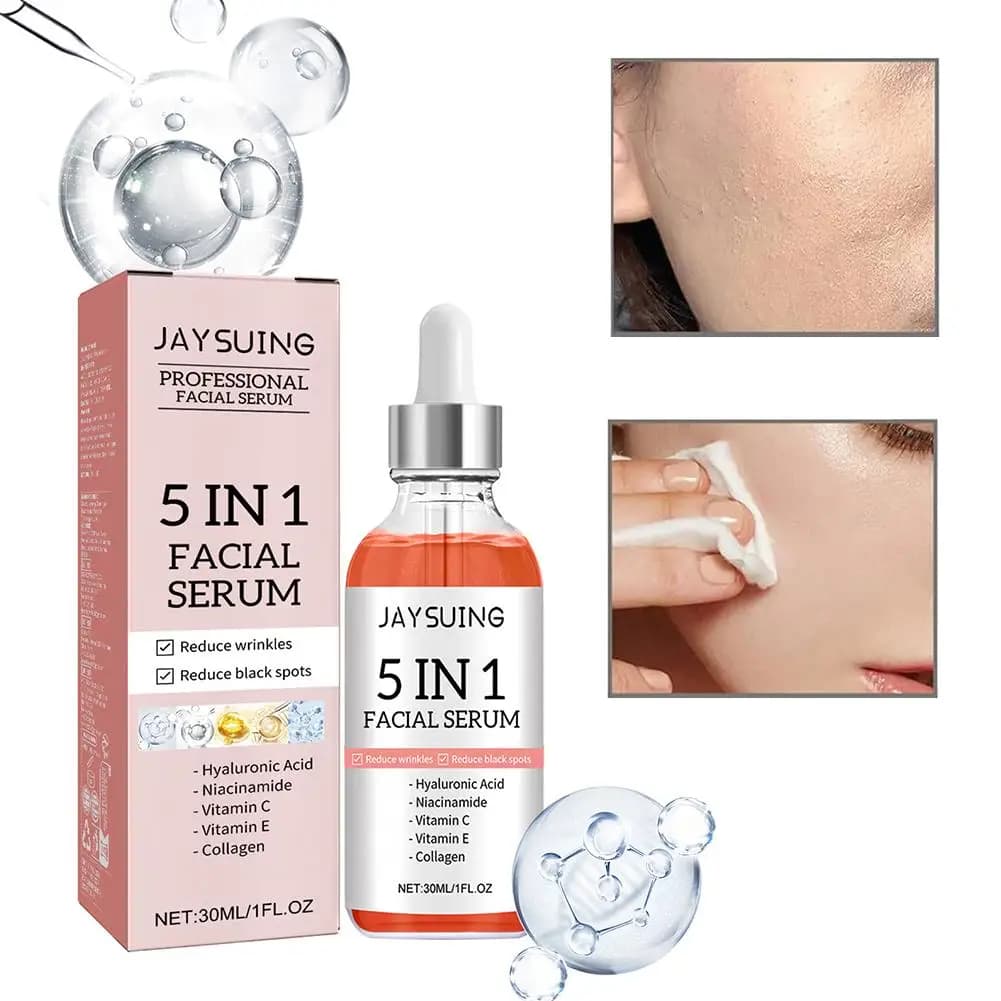 face serum bottle with vitamin c and hyaluronic acid — image 5