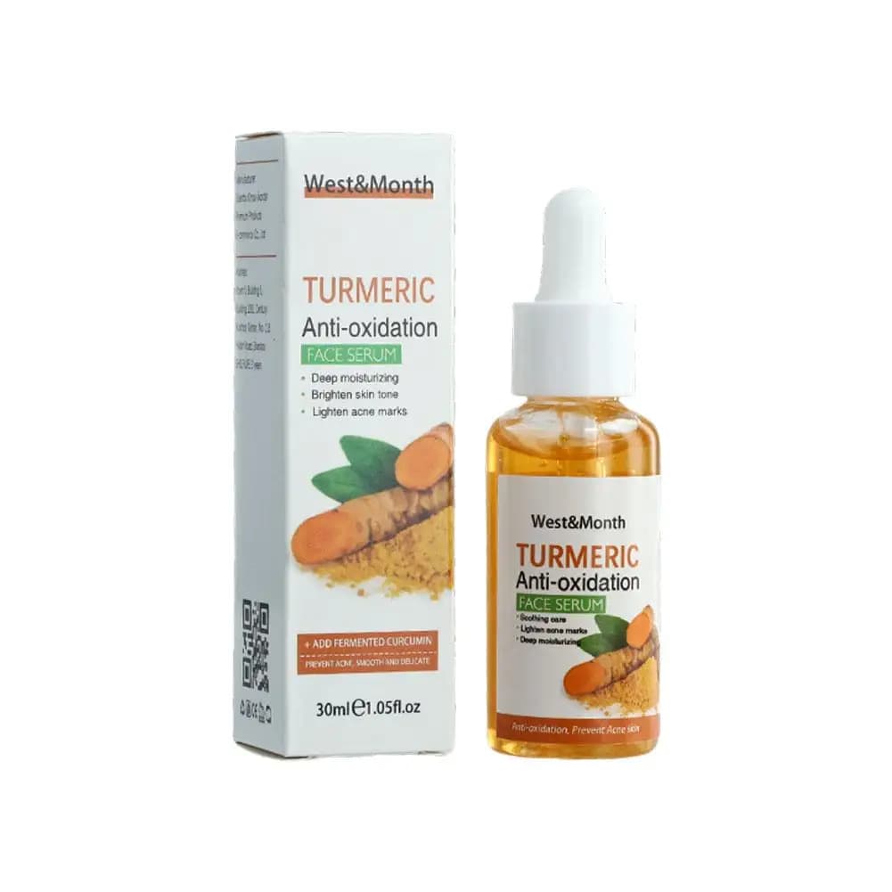 Turmeric and lemon soap, cleansing pad, face cream and serum set — image 7