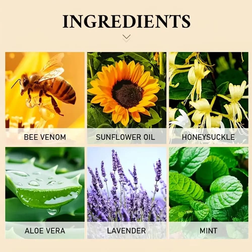 bee venom face and neck cream jar — image 3