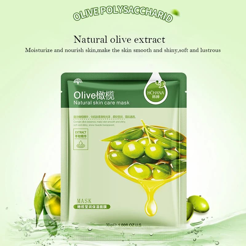 natural plant facial sheet masks pack of 10 — image 4