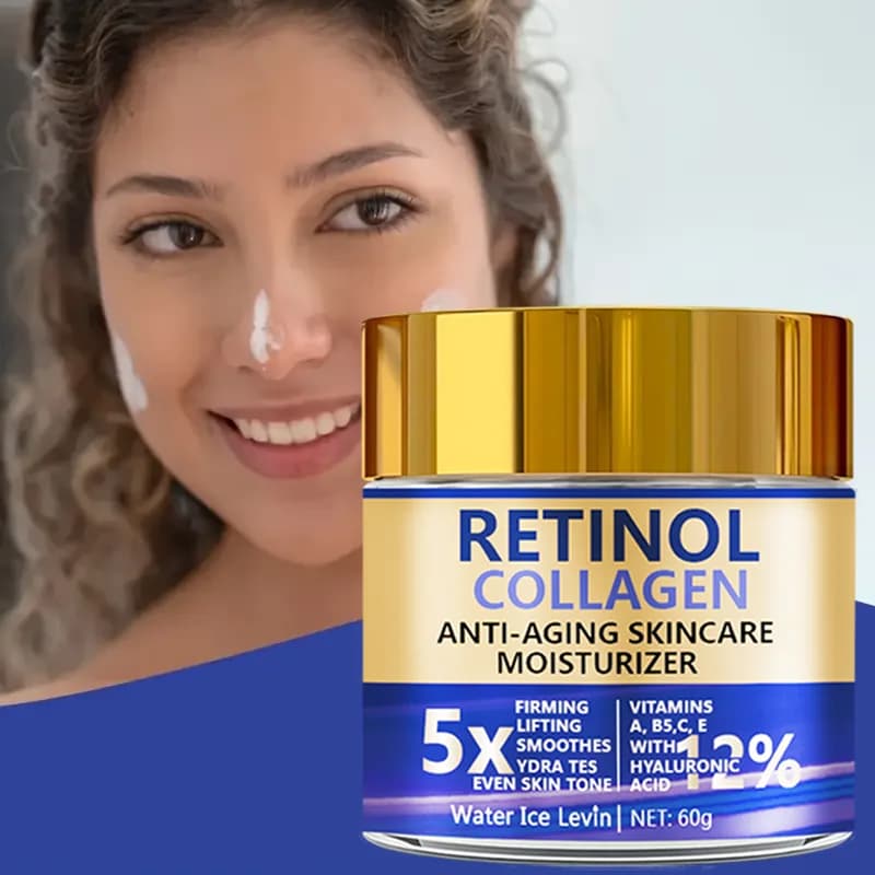 jar of retinol and collagen face cream — image 3