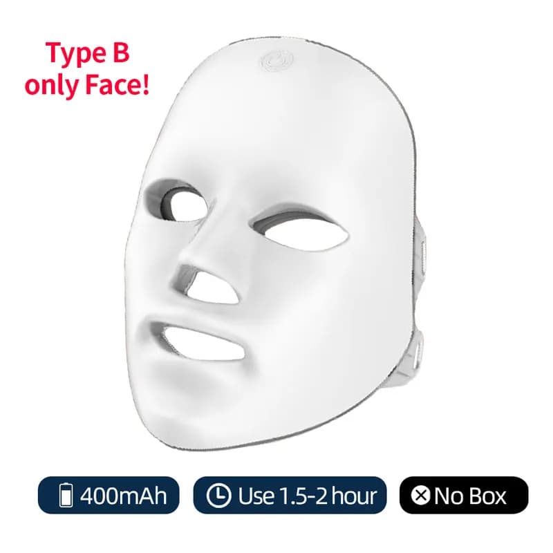 wireless 7-color LED facial and neck mask — image 7