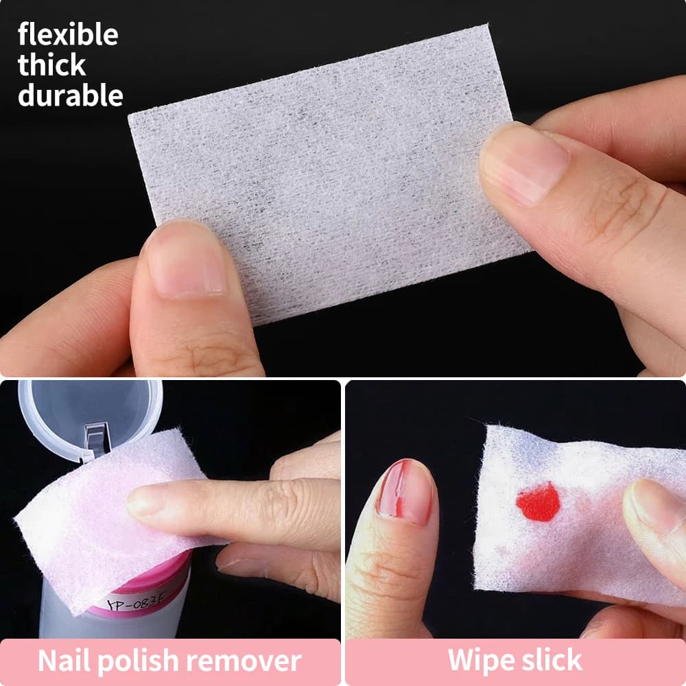 lint-free cotton nail pads for gel polish removal — image 5