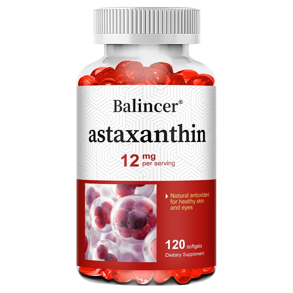 bottle of natural astaxanthin 12 mg capsules — image 8