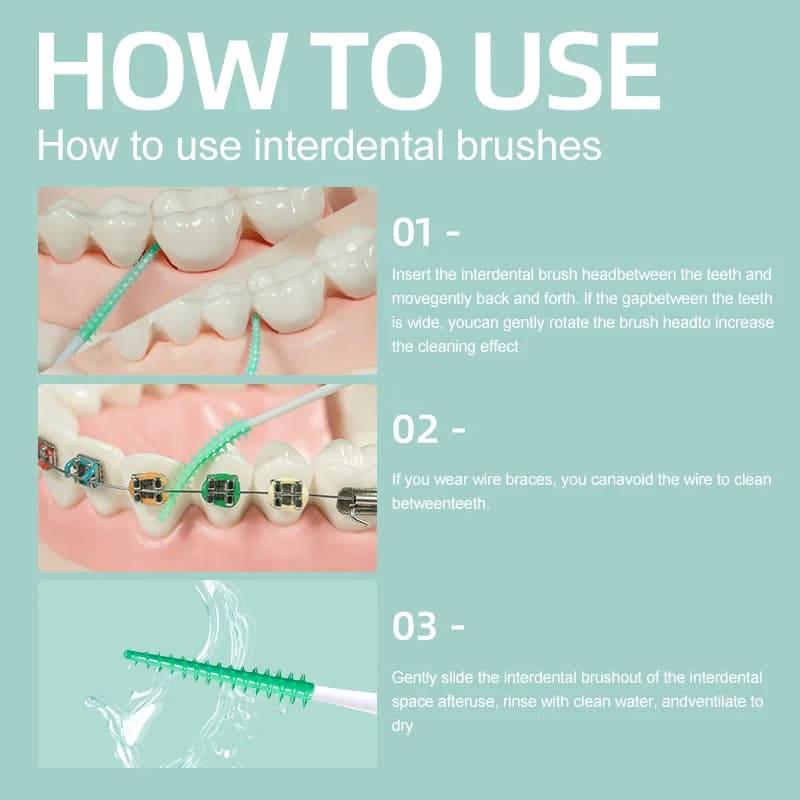 soft rubber interdental brush pack — image 5