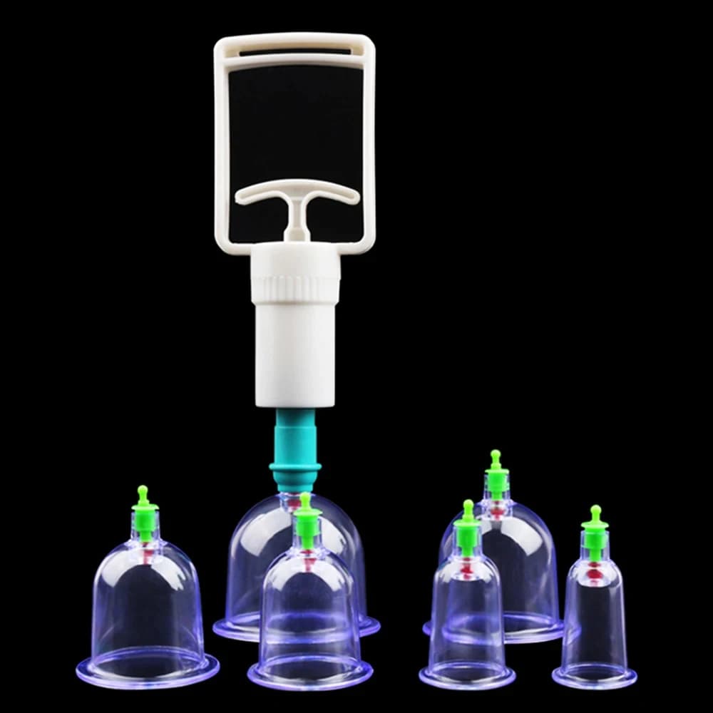 Cupping Massage Kit with 6 Suction Cups and Pump