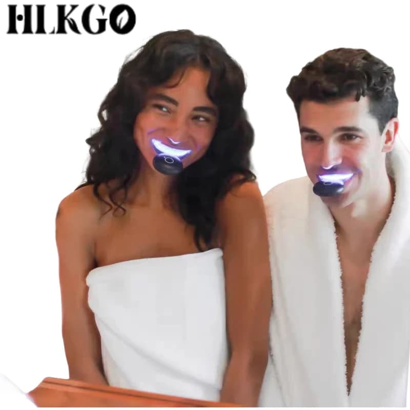 handheld red and blue light therapy device for oral care — image 4