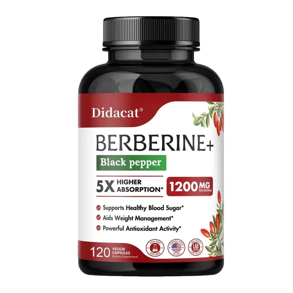 Berberine HCl supplement bottle — image 8
