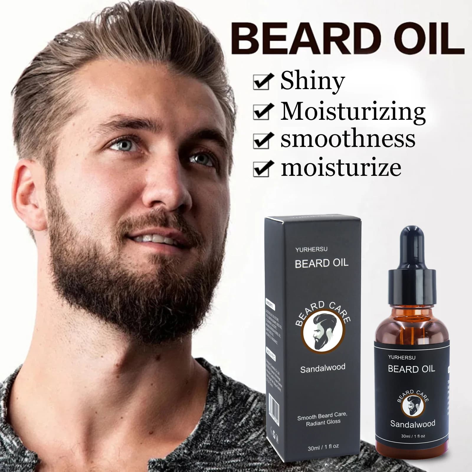 beard growth oil bottle 30 ml — image 4