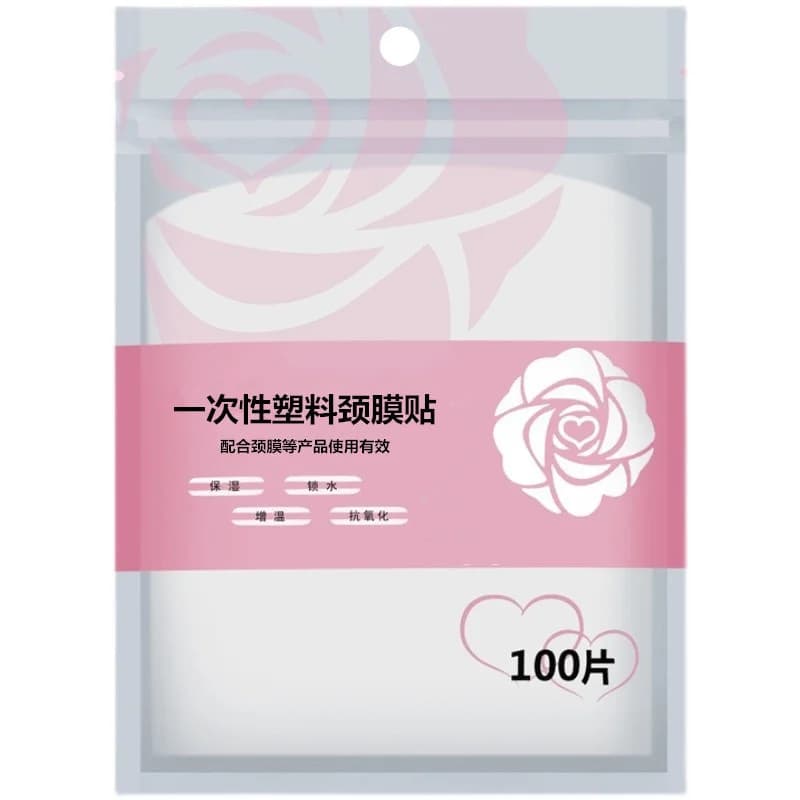 transparent disposable neck mask wrap — image 6