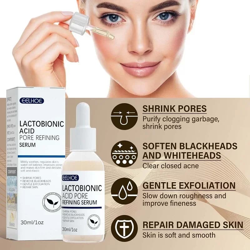 Lactobionic acid facial serum bottle — image 5