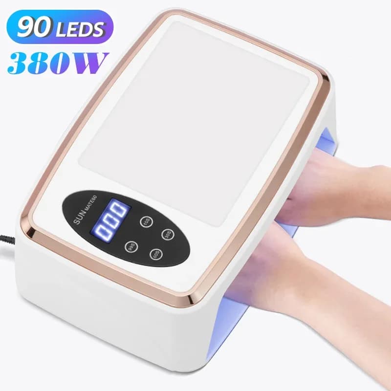 480W UV LED nail lamp with red light mode — image 8