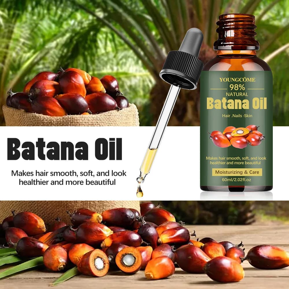 bottle of natural batana oil for hair — image 1