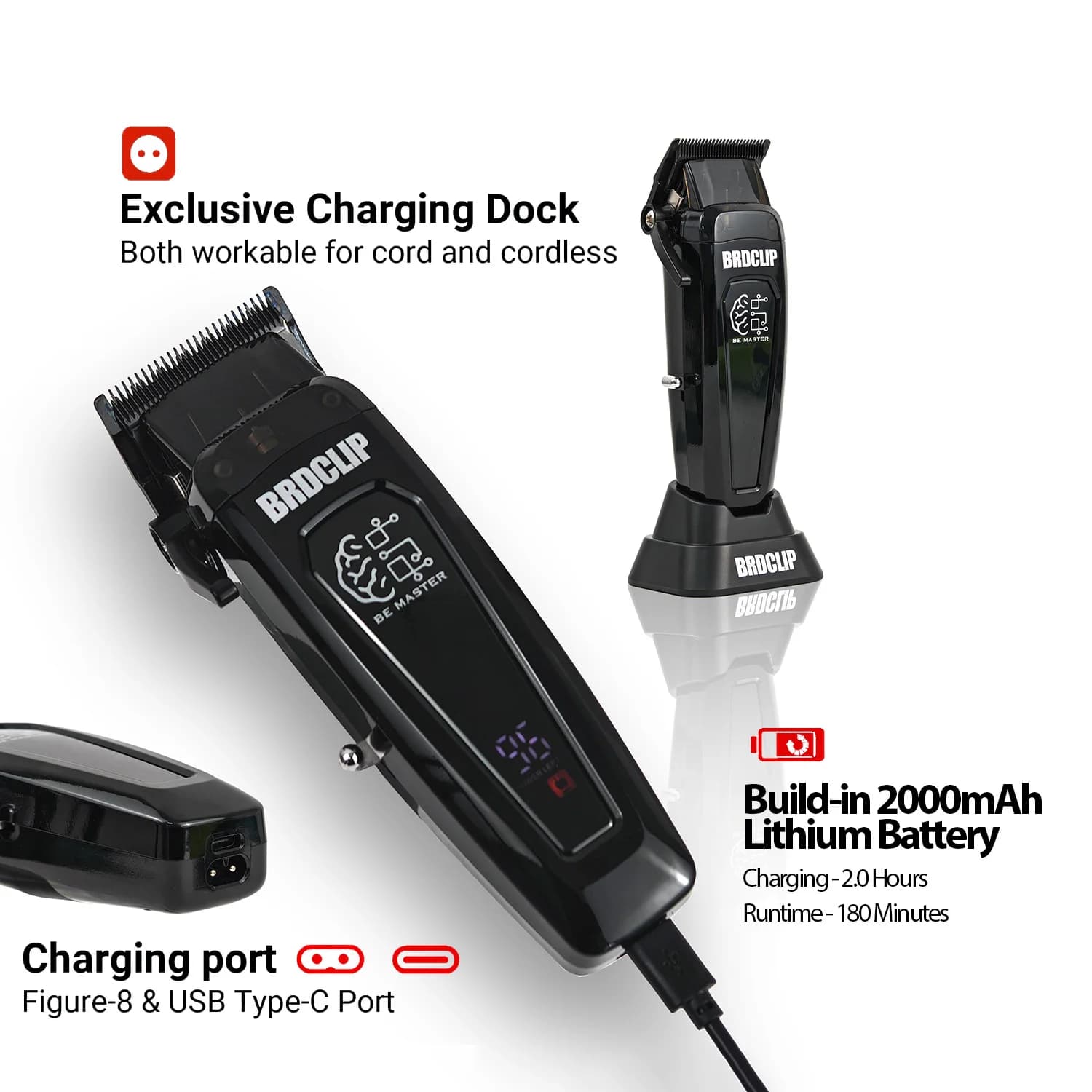 electric hair clipper with adjustable blade — image 5