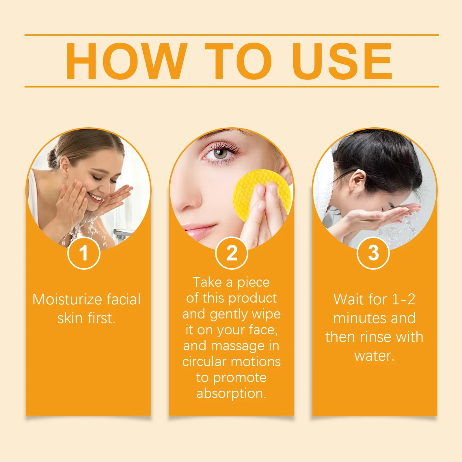 turmeric and kojic acid facial cleansing pad — image 6
