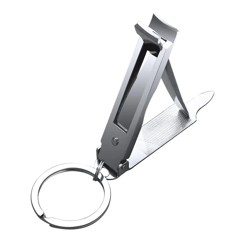 foldable ultra-thin nail clipper with dead skin remover — image 3