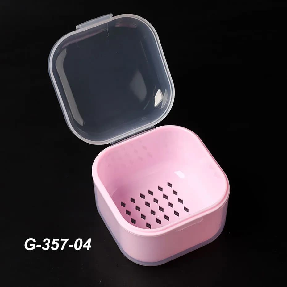 portable alcohol disinfection box for nail drill bits — image 8