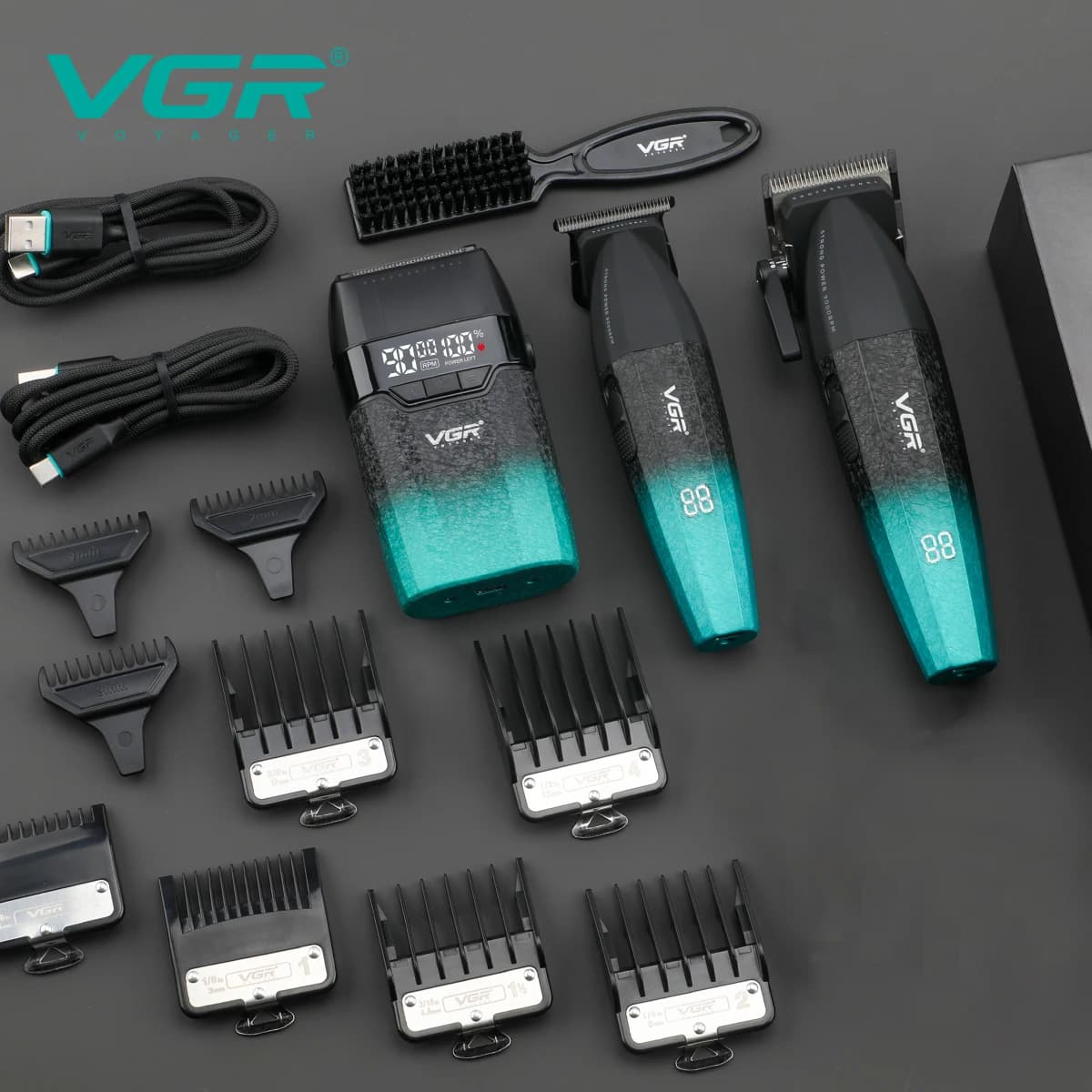 VGR Cordless Hair Trimmer, 9000 RPM
