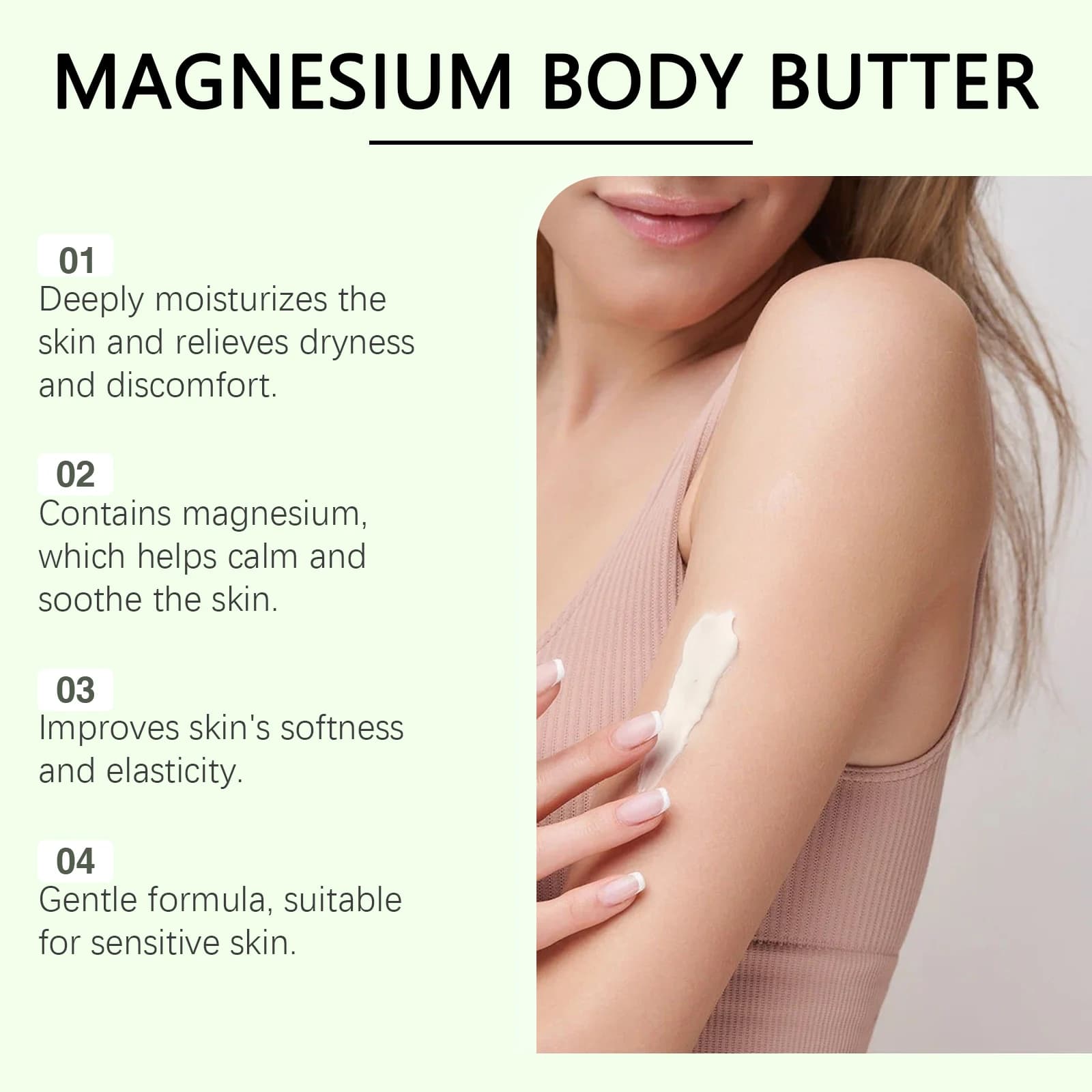 magnesium and shea butter body butter jar — image 5