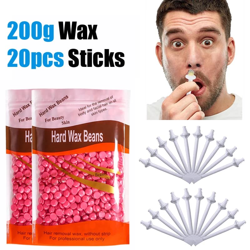 Nose wax kit with wax and applicators — image 7