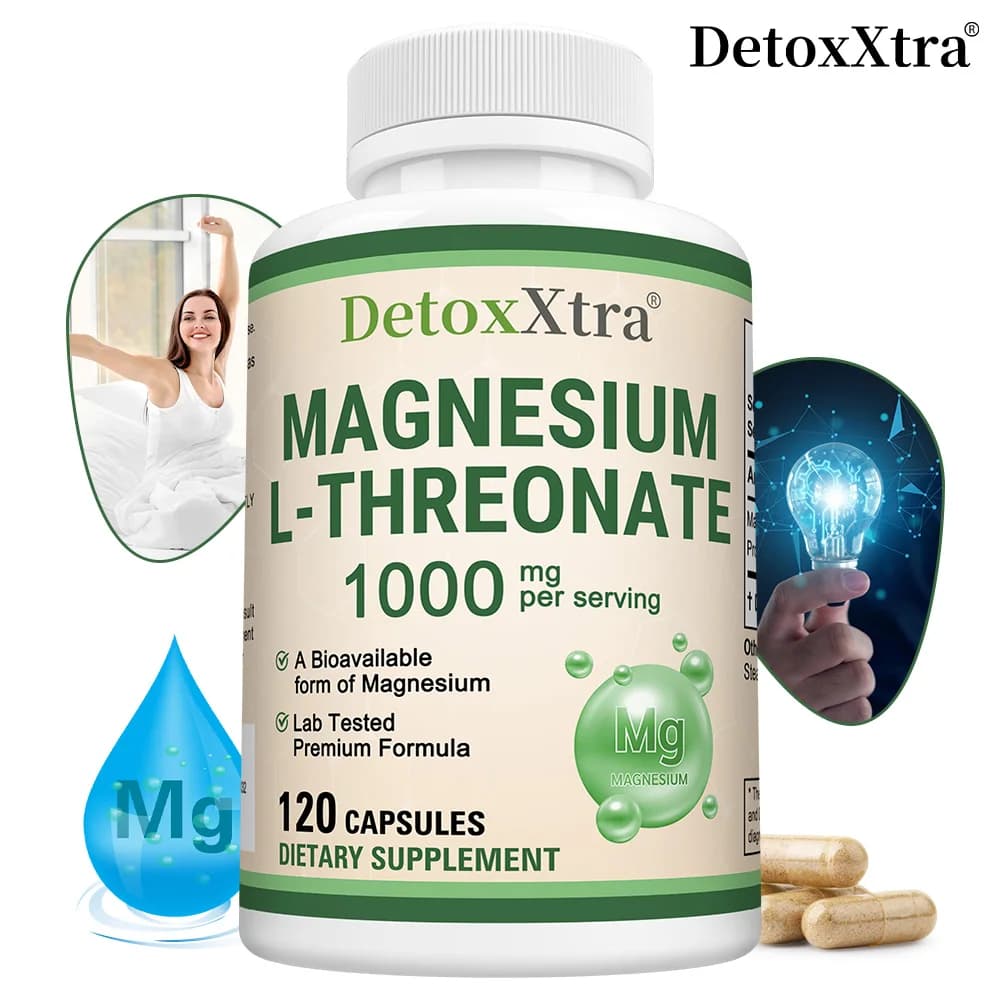 Magnesium L-Threonate 1000 mg – 120 Capsules