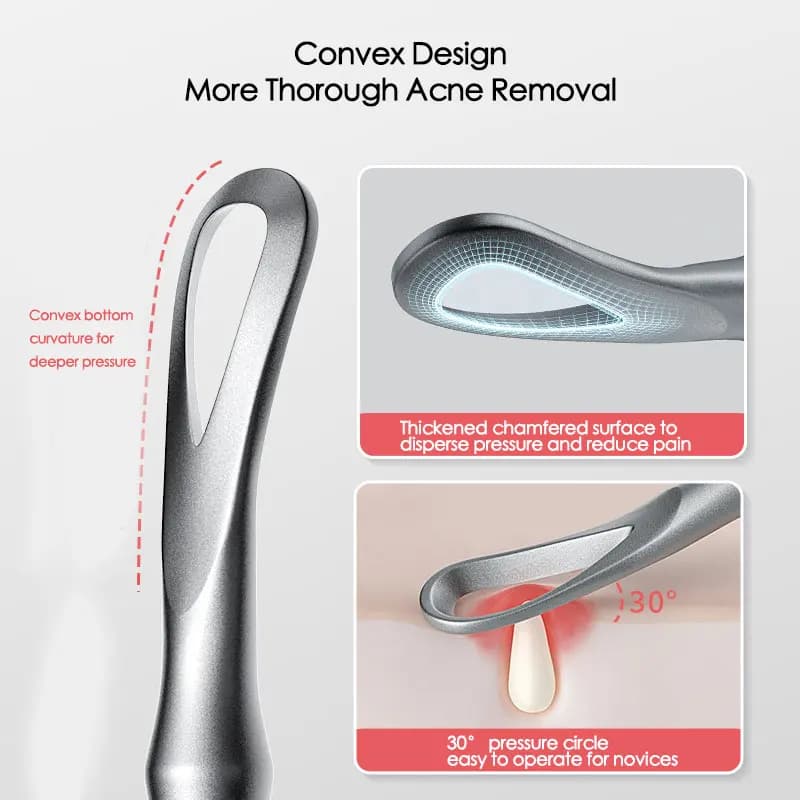 handheld blackhead extractor tool with needle tips — image 4