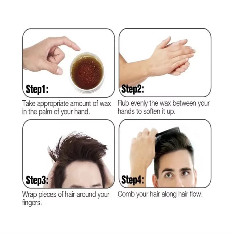 vintage style hair pomade tube — image 4