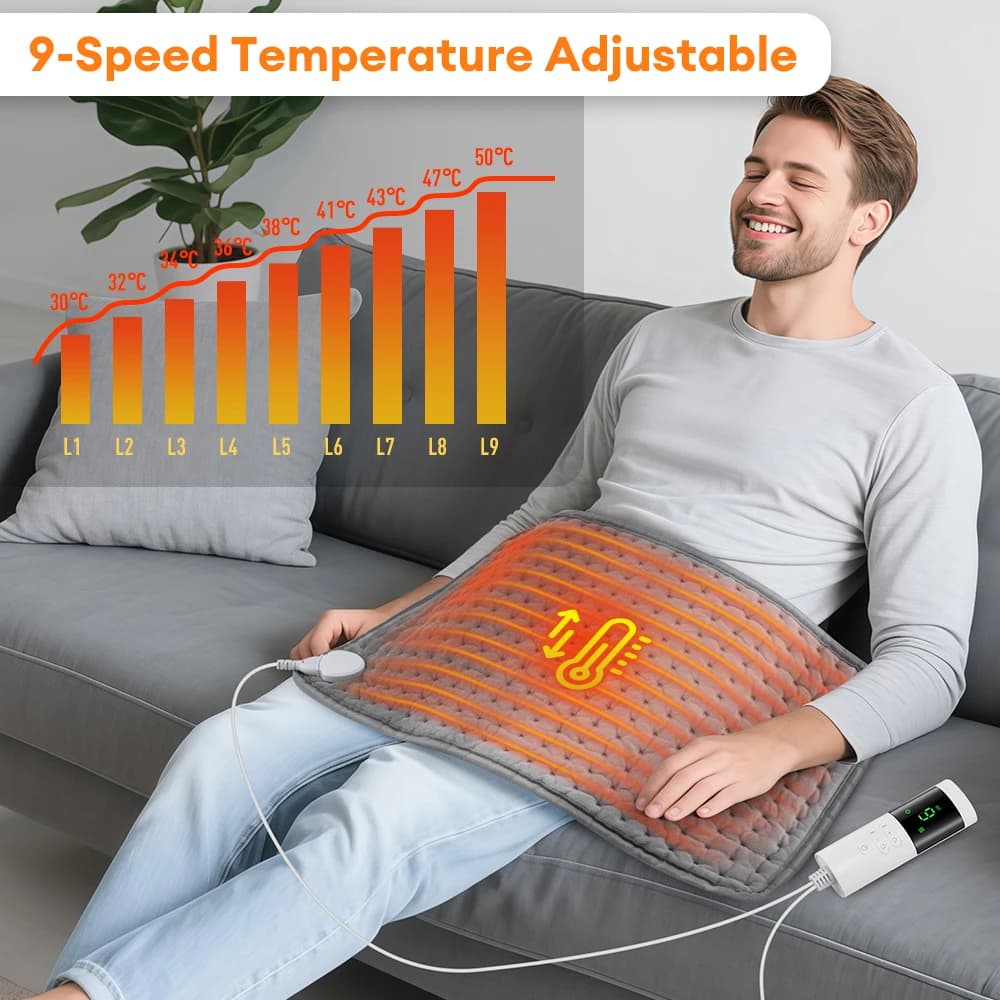 electric heating pad blanket with control panel — image 2