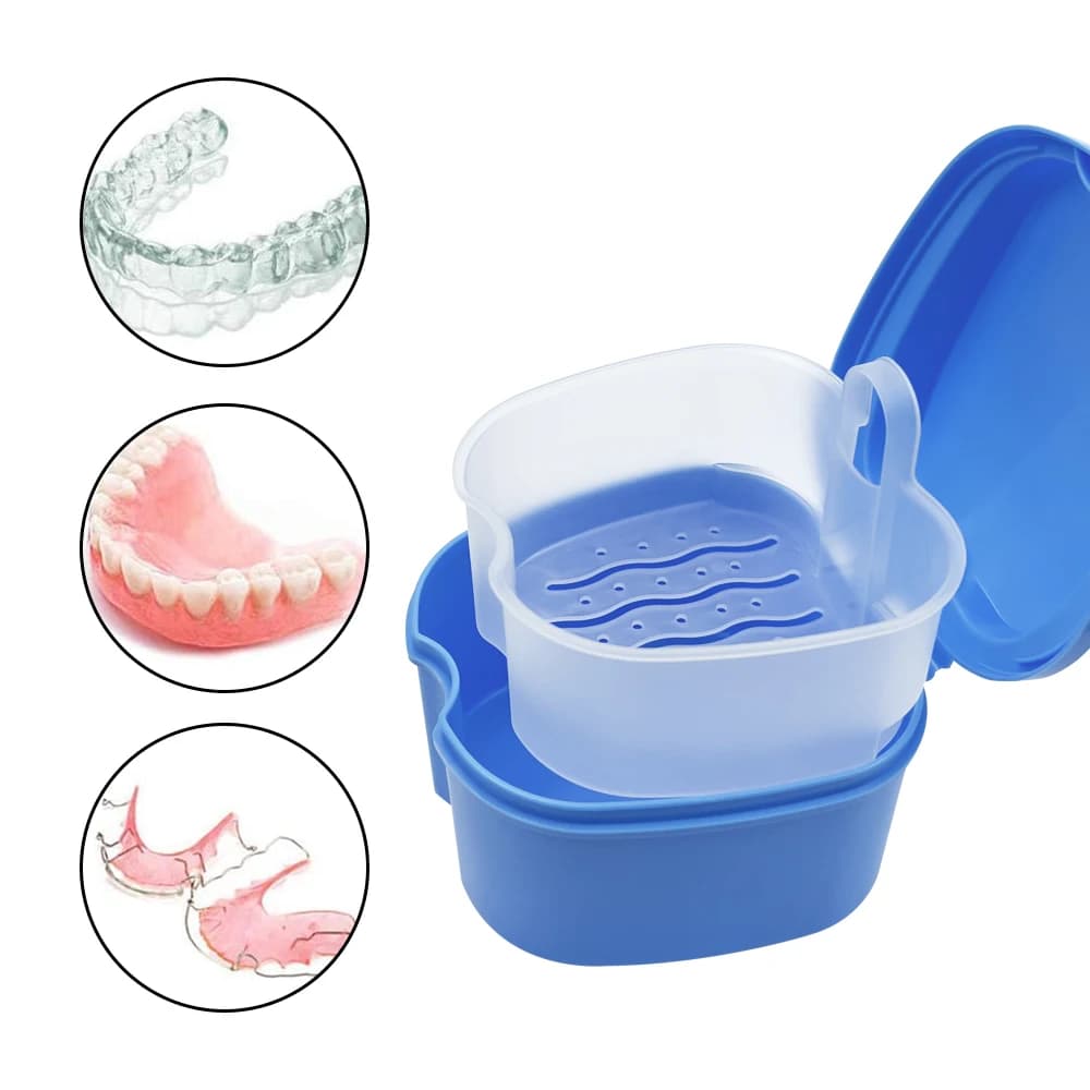 Dental retainer and denture storage case — image 3