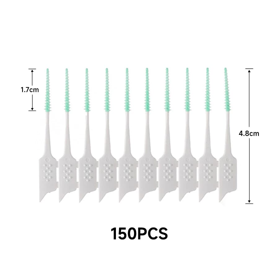 soft rubber interdental brushes pack of 150 — image 7