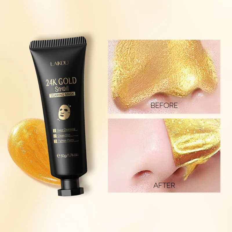 24K gold sakura peeling face mask — image 3
