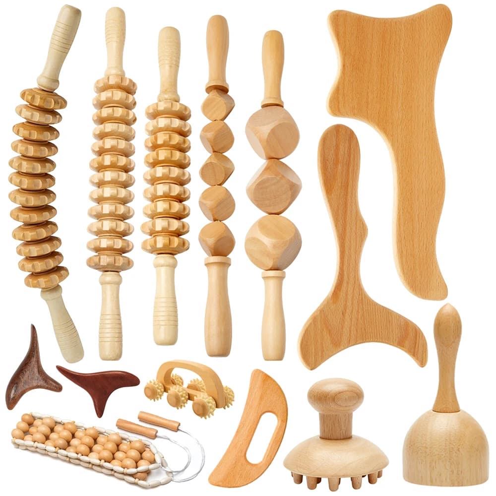 Wooden Lymphatic Drainage Massage Tool