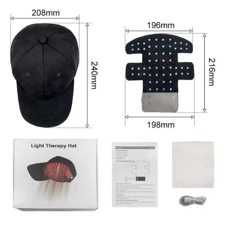 Red and infrared light therapy cap for hair growth — image 6
