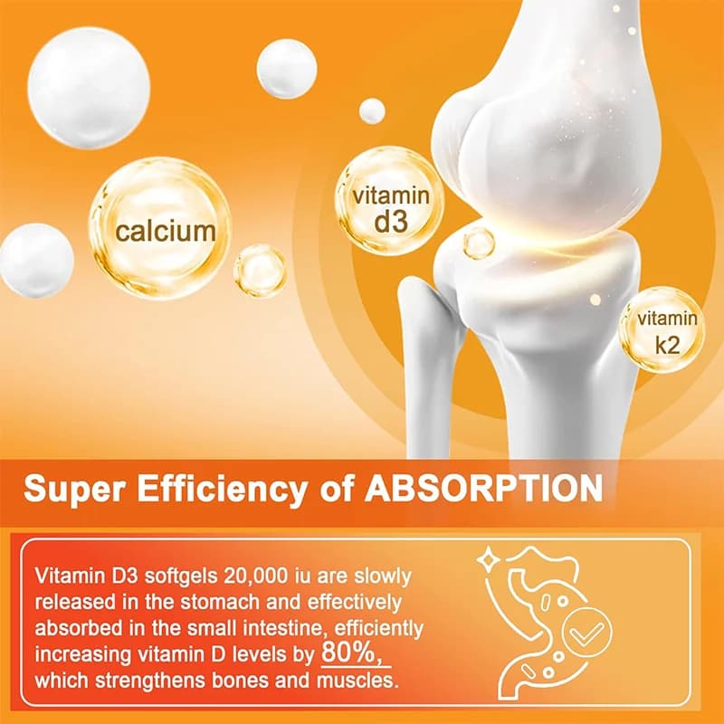 bottle of vitamin d3 k2 capsules — image 4