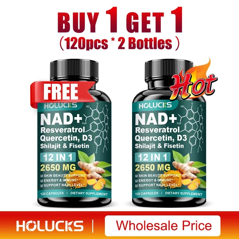 NAD+ and resveratrol supplement capsules — image 8