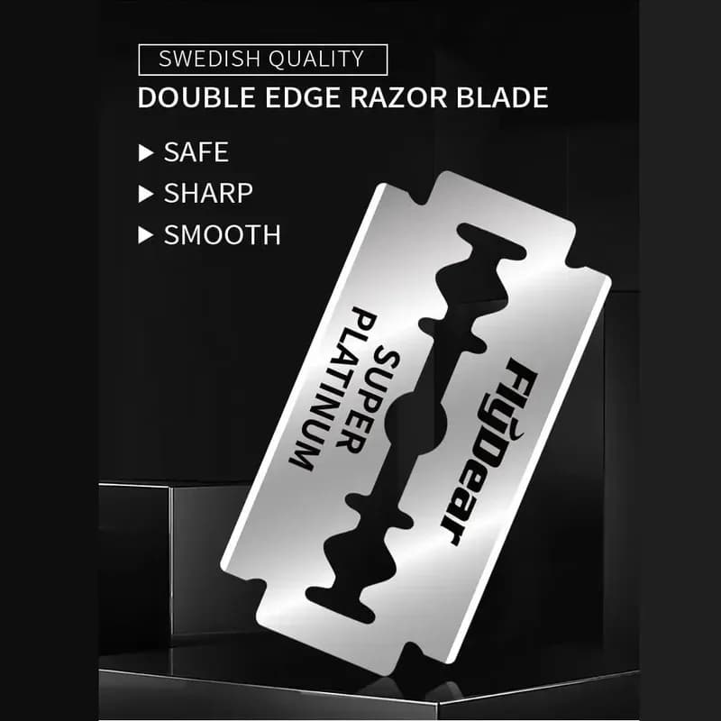Stainless steel double‑blade manual razor — image 6