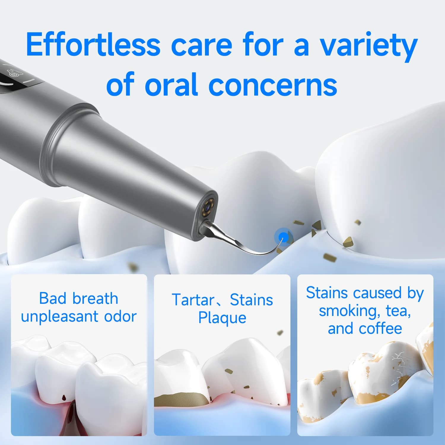 ultrasonic dental scaler with LED light — image 2