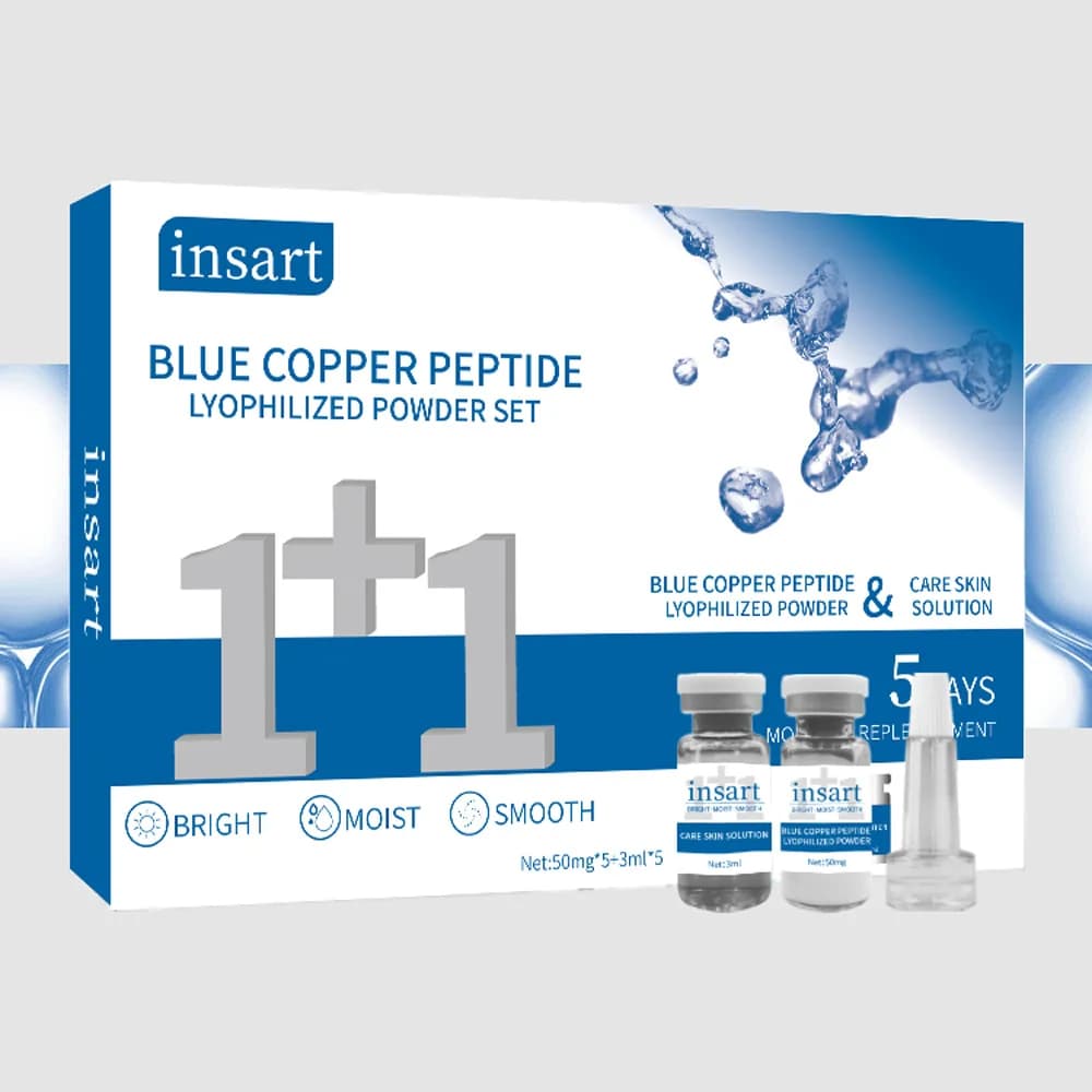 blue copper peptide moisturizing serum powder — image 6