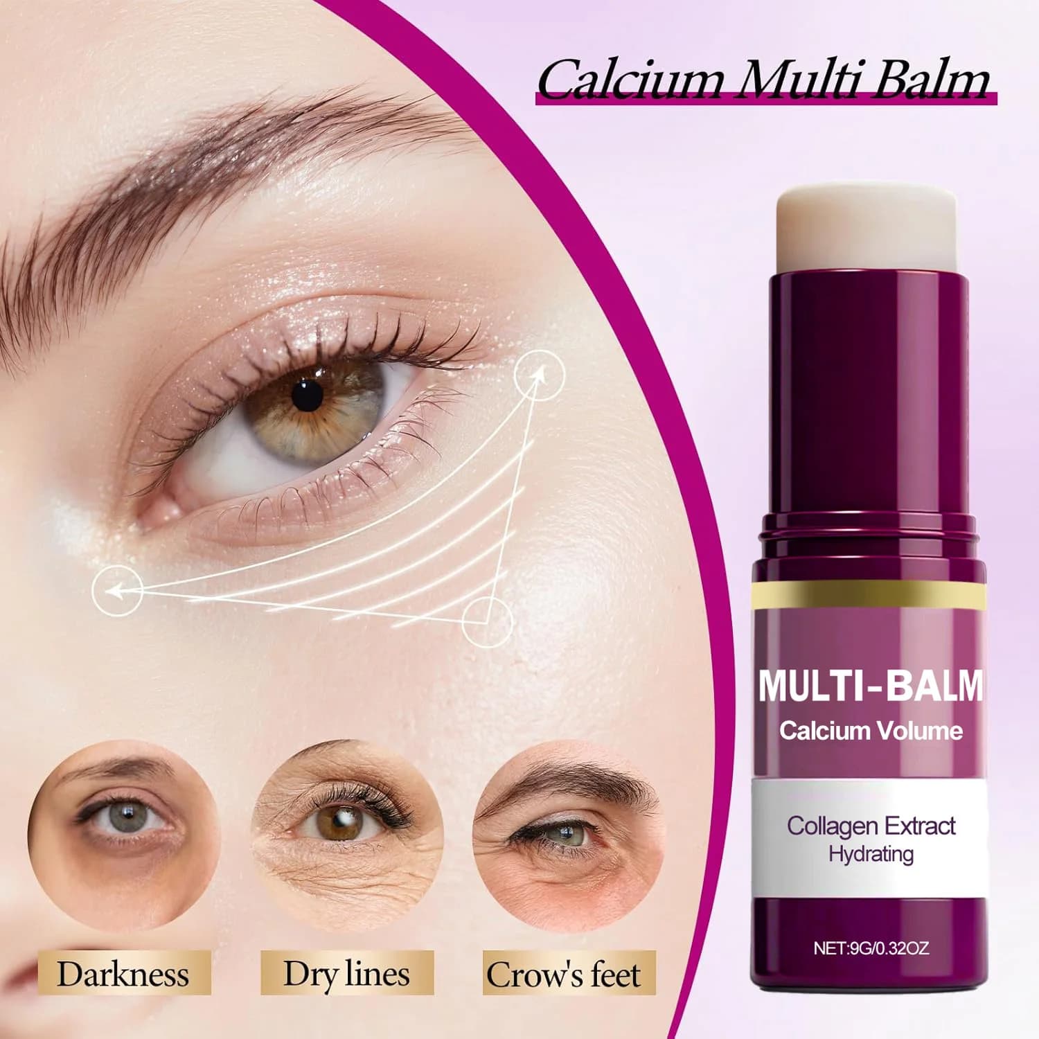 Calcium Volume Multi Balm Stick in white tube — image 2