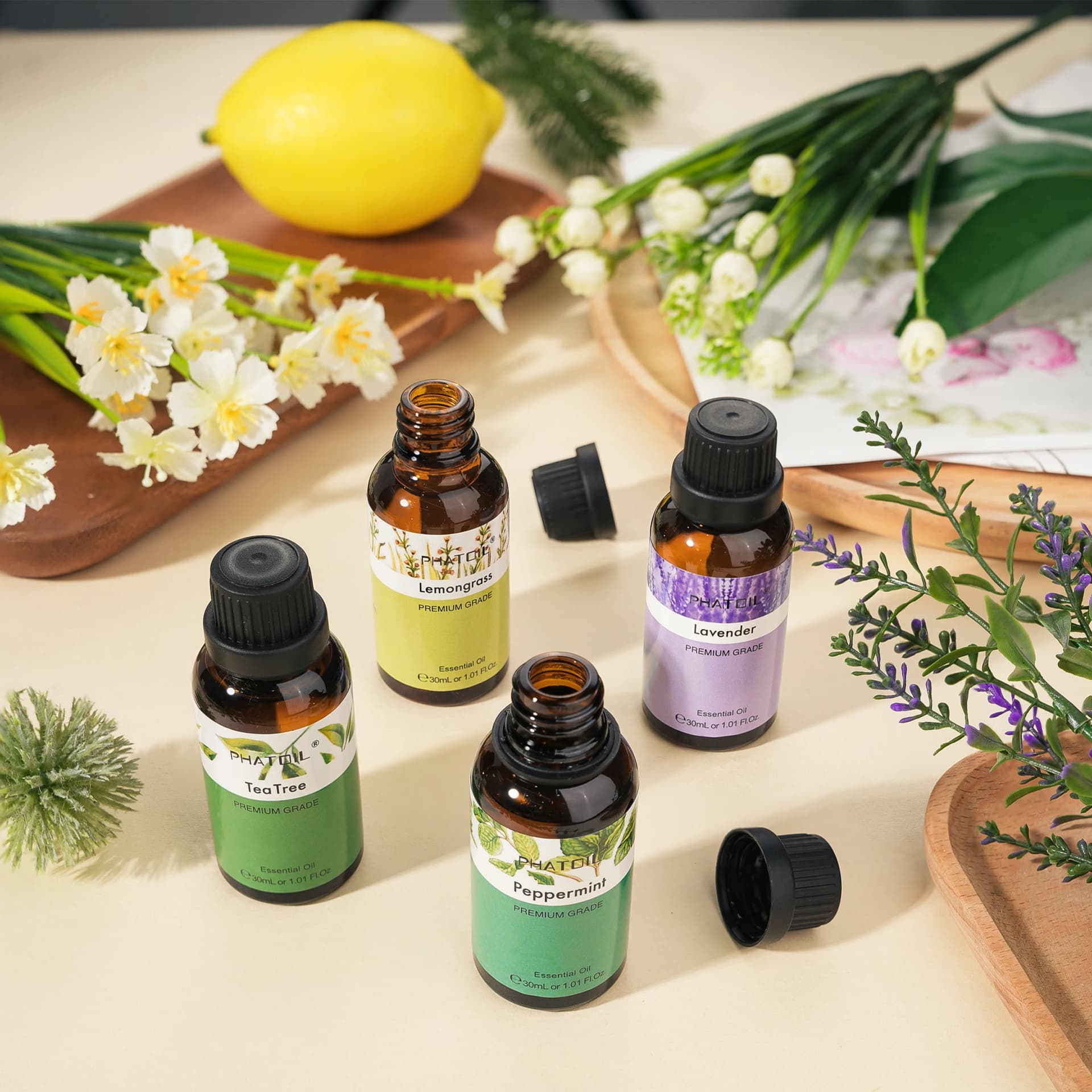 Phatoil lemon eucalyptus essential oil 30ml bottle — image 5