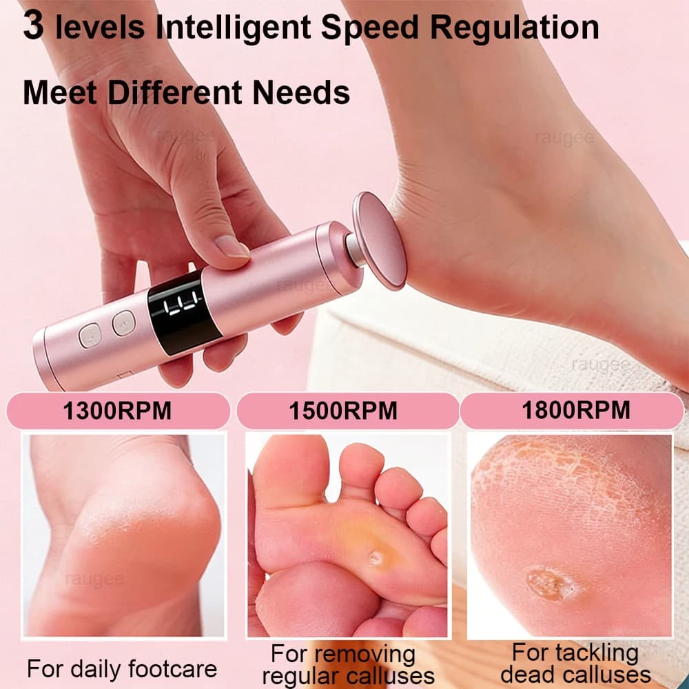 rechargeable electric foot callus grinder — image 4