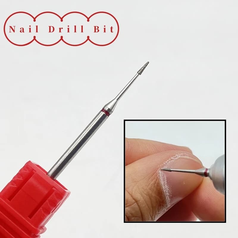 Diamond nail drill set with two bits — image 3